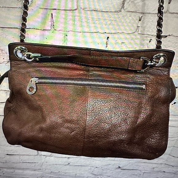 HARLEY DAVIDSON LEATHER CROSSBODY BAG, TURQUOISE LOGO EMBLEM - Picture 4 of 9